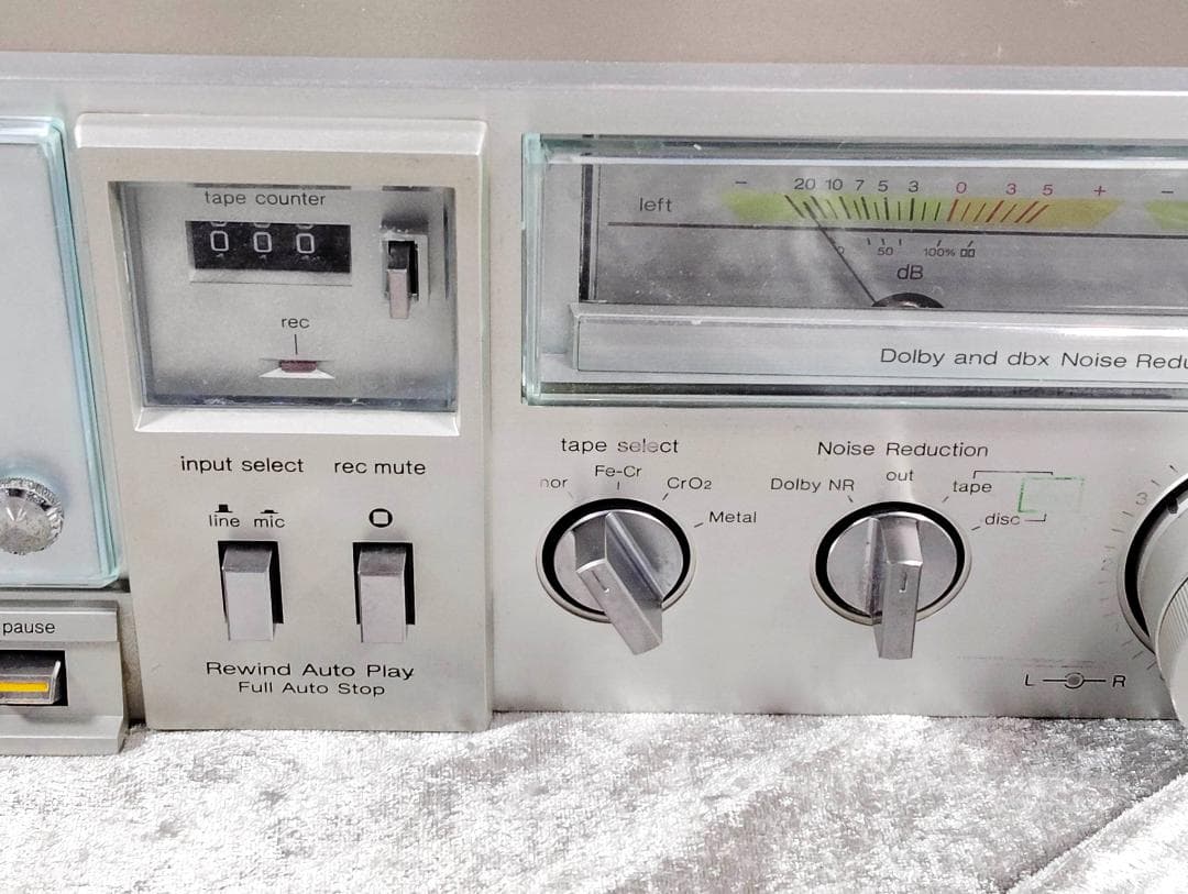 Technics RS-M240X カセットデッキ 録音再生良好