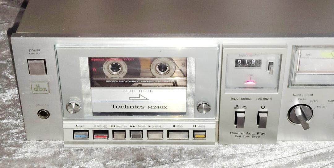 Technics RS-M240X カセットデッキ 録音再生良好