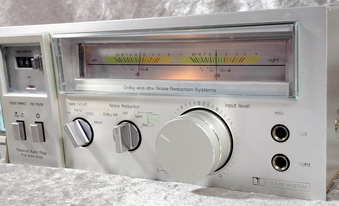 Technics RS-M240X カセットデッキ 録音再生良好