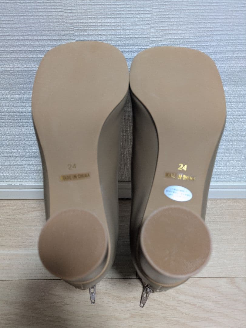 スローブイエナ スクエアトゥショートブーツ