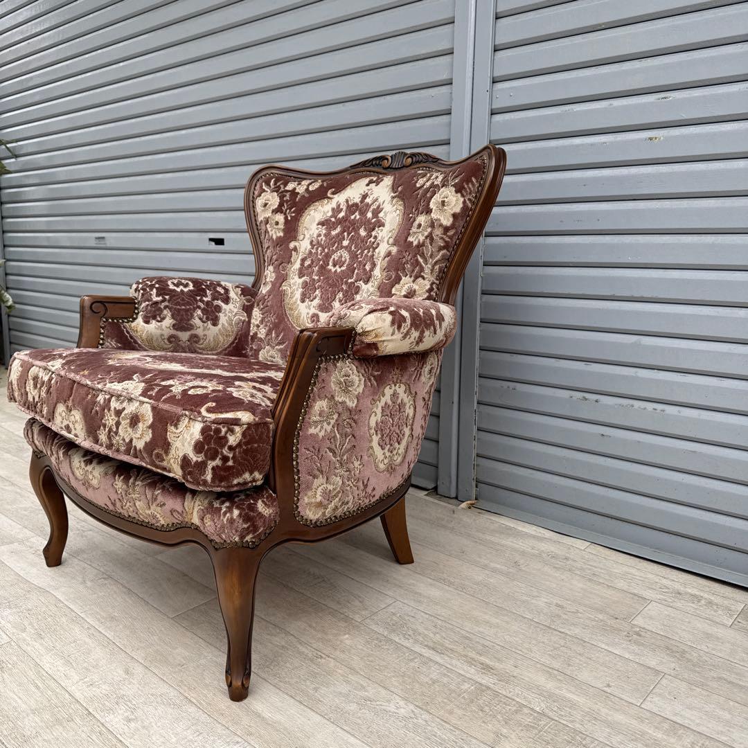 karimoku 金華山　カリモク 1人掛けソファ 鋲打ち ヴィンテージ