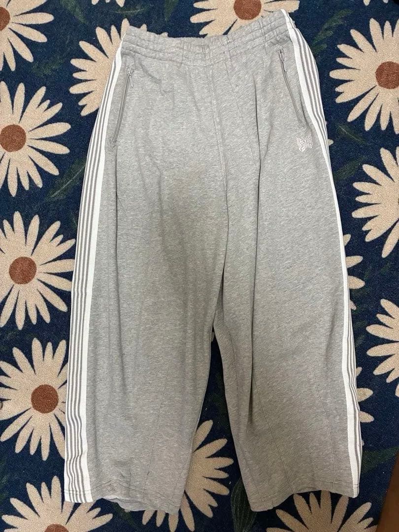 Needles グレー ヒザデル トラックパンツ S