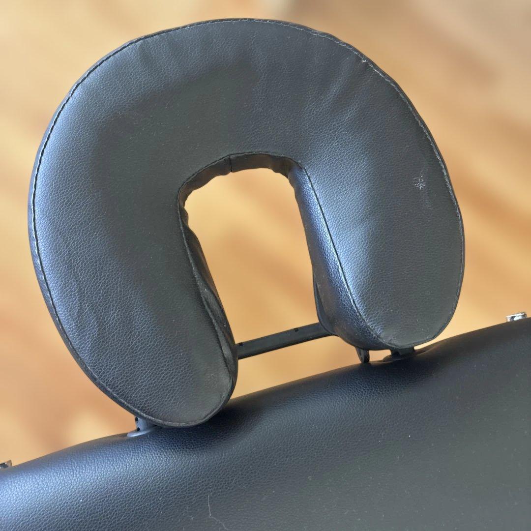 軽量 折りたたみ木製マッサージベッド　ブラウン