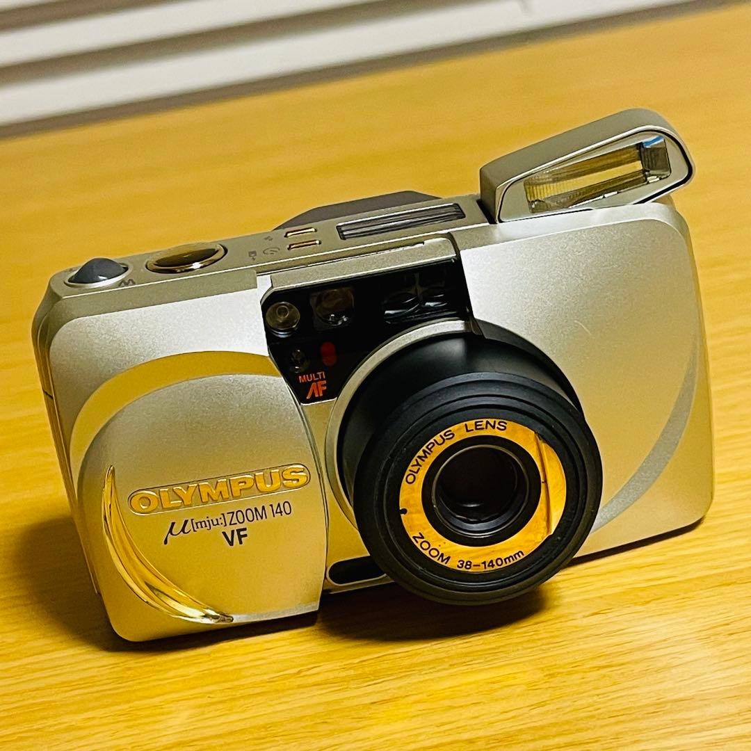 【美品・動作品】OLYMPUS μ ZOOM 140 VF フィルムカメラ