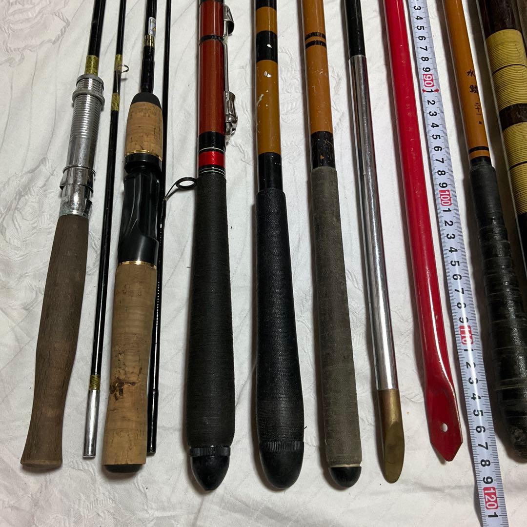 釣り具まとめ売り、リール竿、ルアー竿、投げ竿、リール各種他