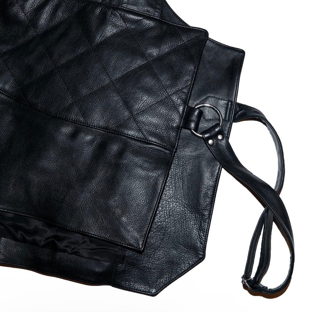 el conductor / LEATHER HALF VEST ベスト