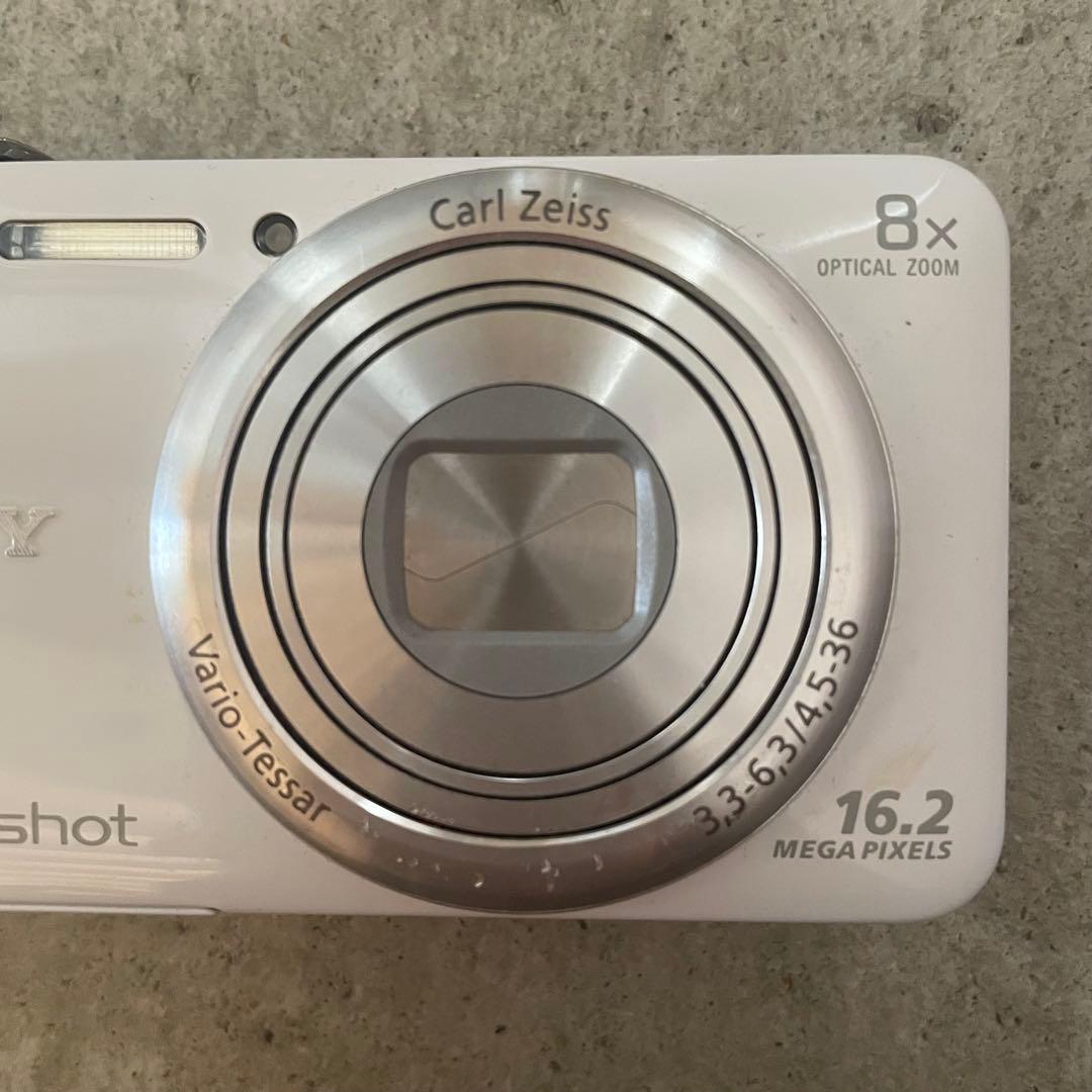 SONY Cyber-shot 16.2MP コンパクトデジタルカメラ ホワイト