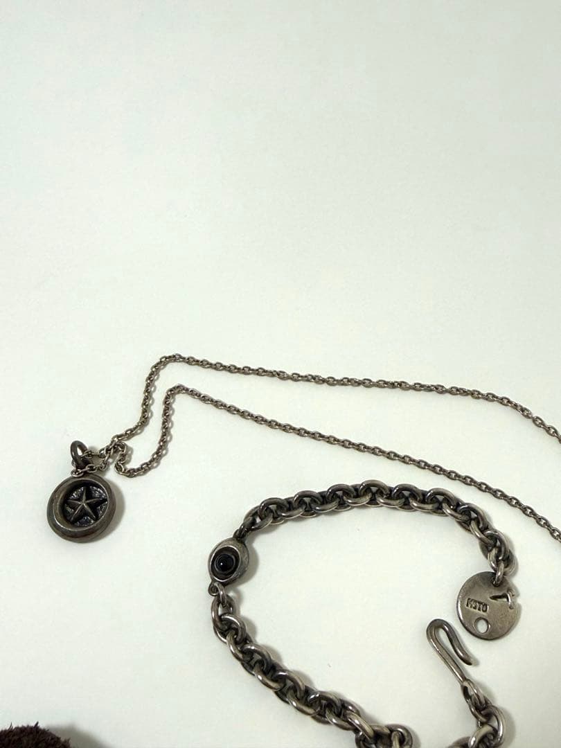 MOTO シルバー アクセサリー セット レザー