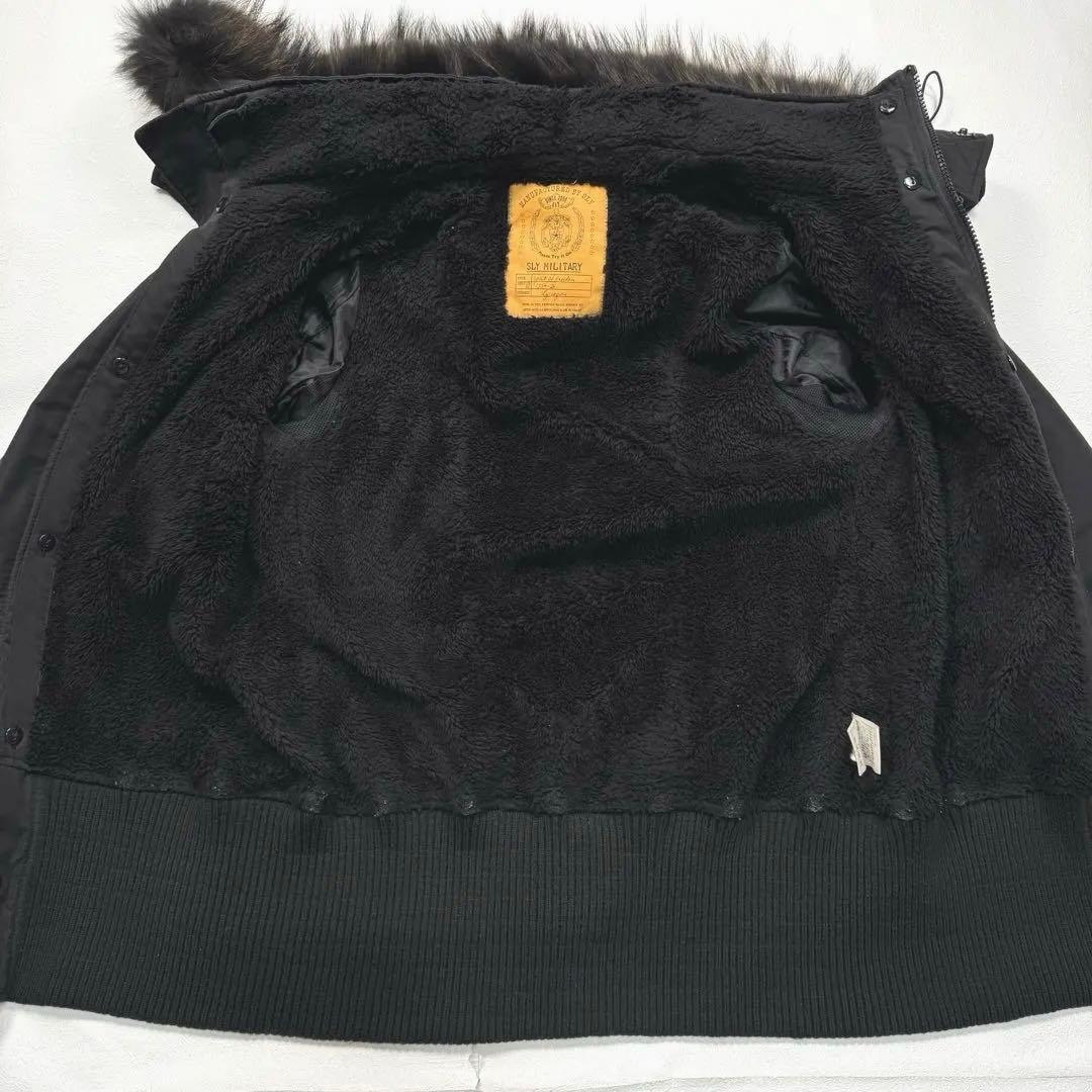 y2k SLY スライ モッズコート ミリタリー N3B 平成 ギャル ブラック