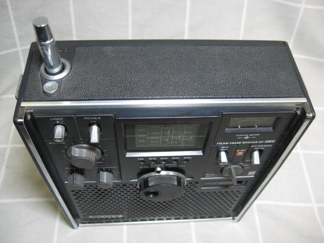 ソニー ICF-5800 スカイセンサー BCLラジオ 綺麗なジャンク品