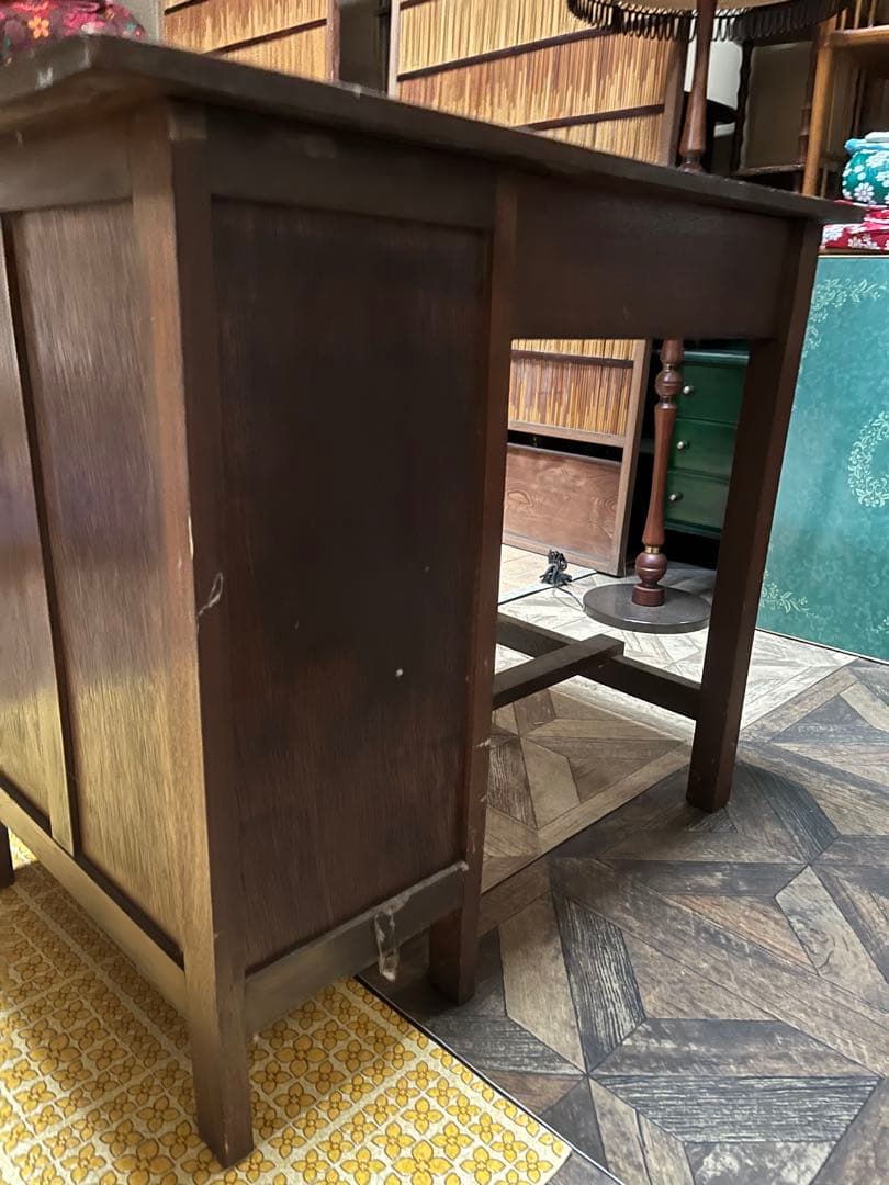 Anny＊学習机 勉強机 古道具 インテリア 昭和レトロ アンティーク