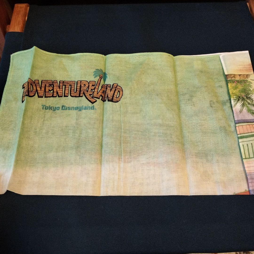 アドベンチャーランド　ハンカチ　昭和レトロ　東京ディズニーランド　開園当初