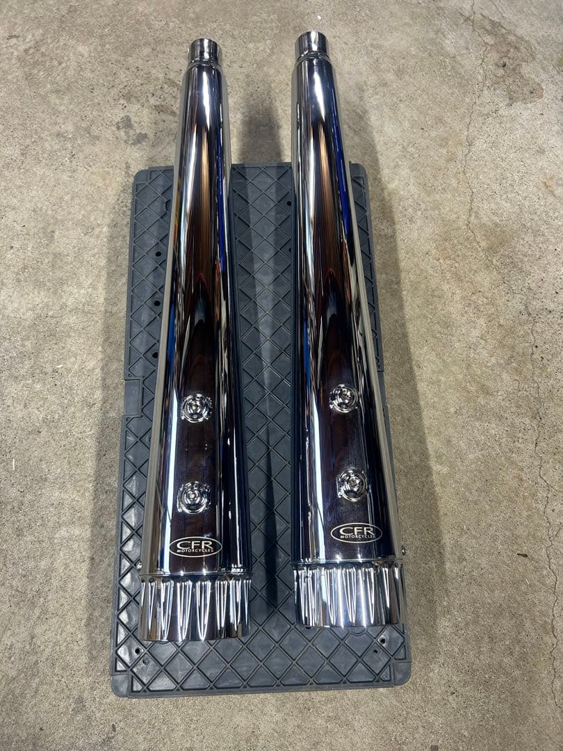 ハーレーツーリングCFR クロームマフラー