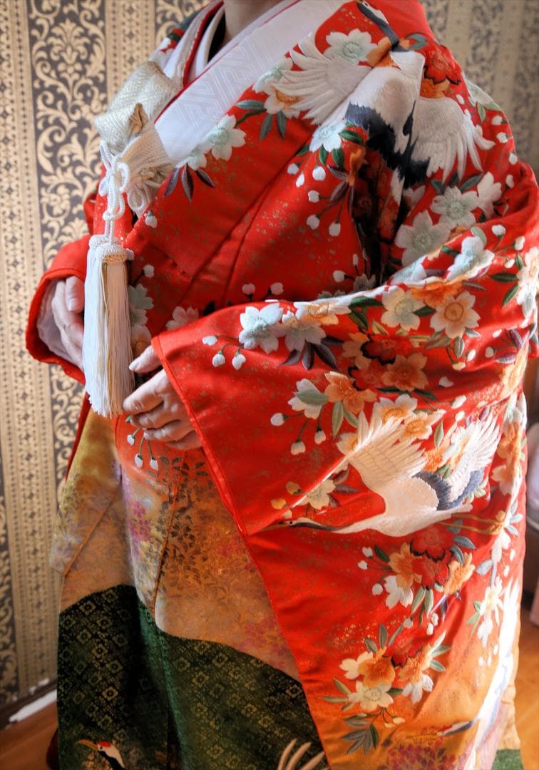 あ16和装ウエディング婚礼衣装ブライダル色打掛神前式着付け練習花魁コスプレ