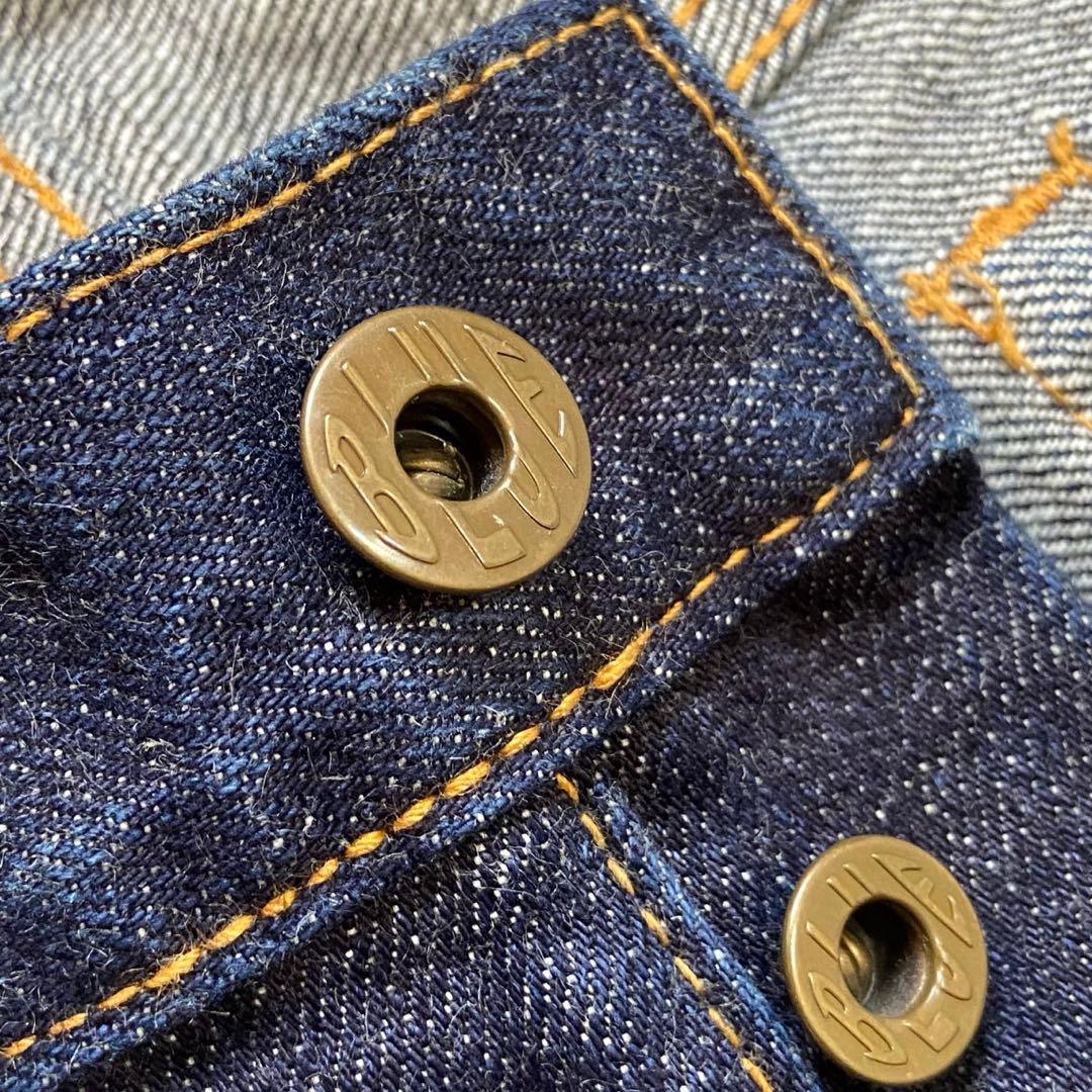 W36ジャパンブルー ジーンズ　濃紺ストレッチデニム