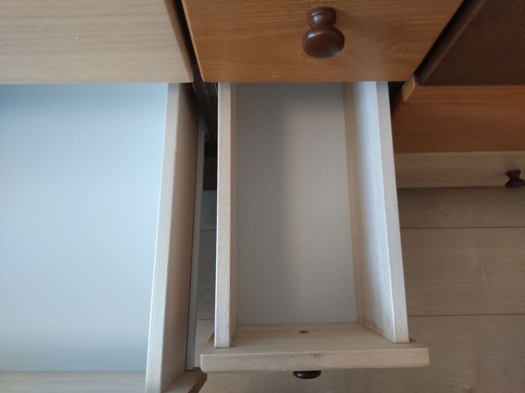 ニトリ　引き出し収納チェスト（ダークブラウン）