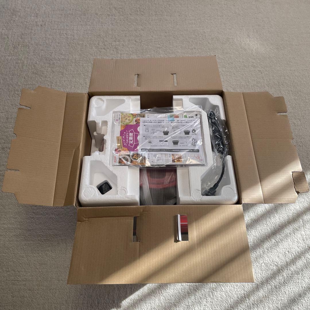 シャープ　ヘルシオ　ホットクック　KN-HW24G-R　レッド