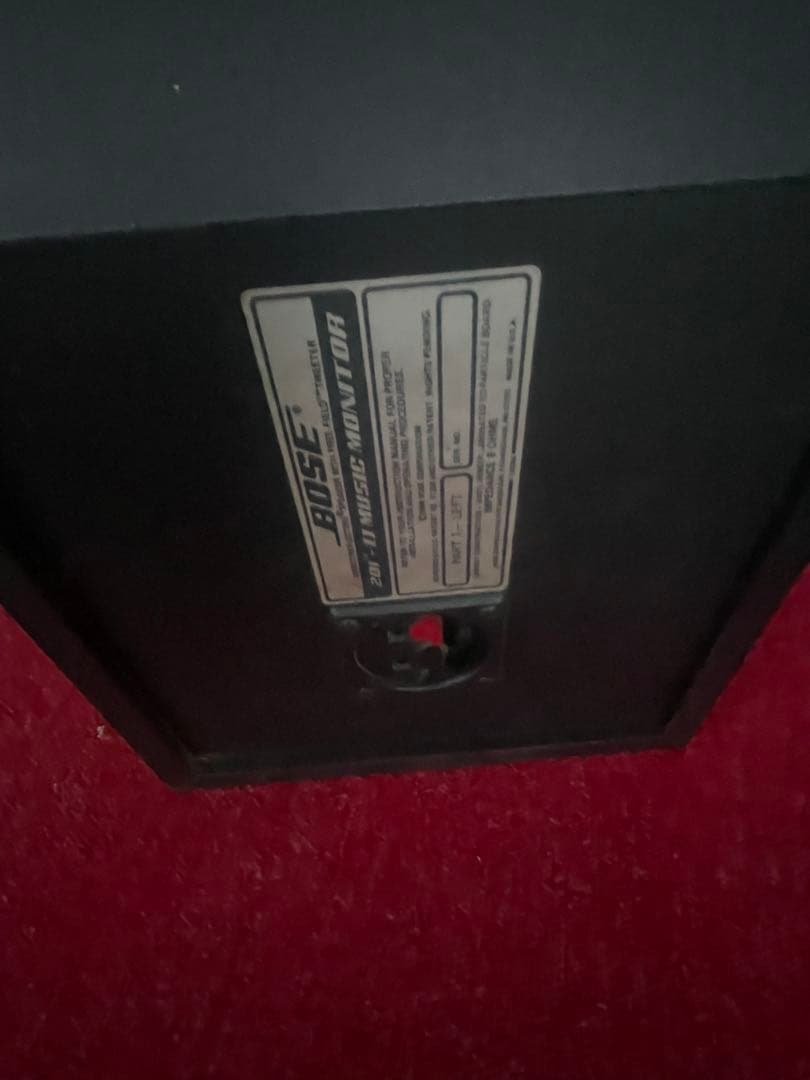 2ウェイスピーカー ペア ブラック