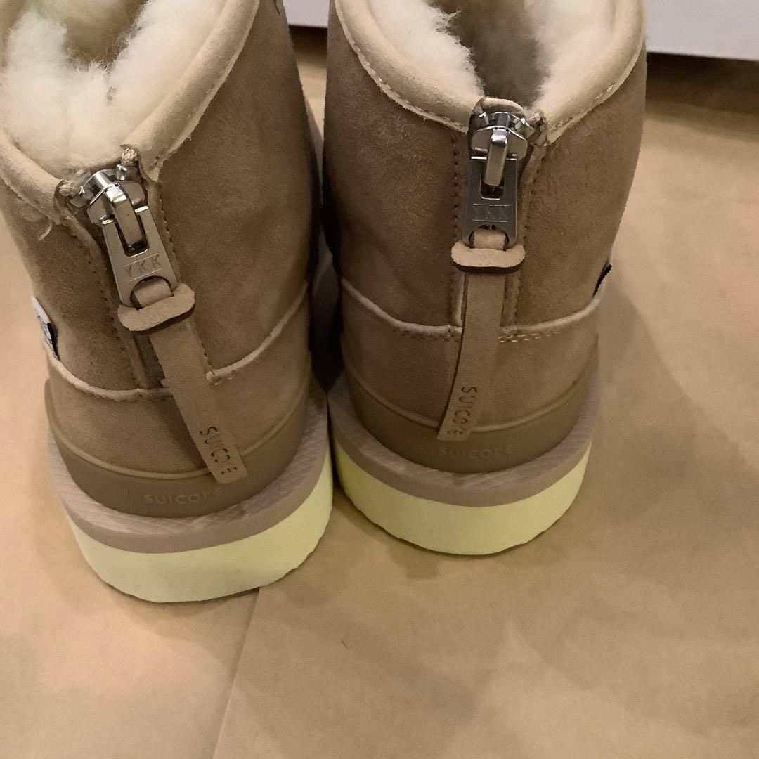 新品 未使用 スイコック ムートン ブーツ 23 cm US5 ショートブーツ