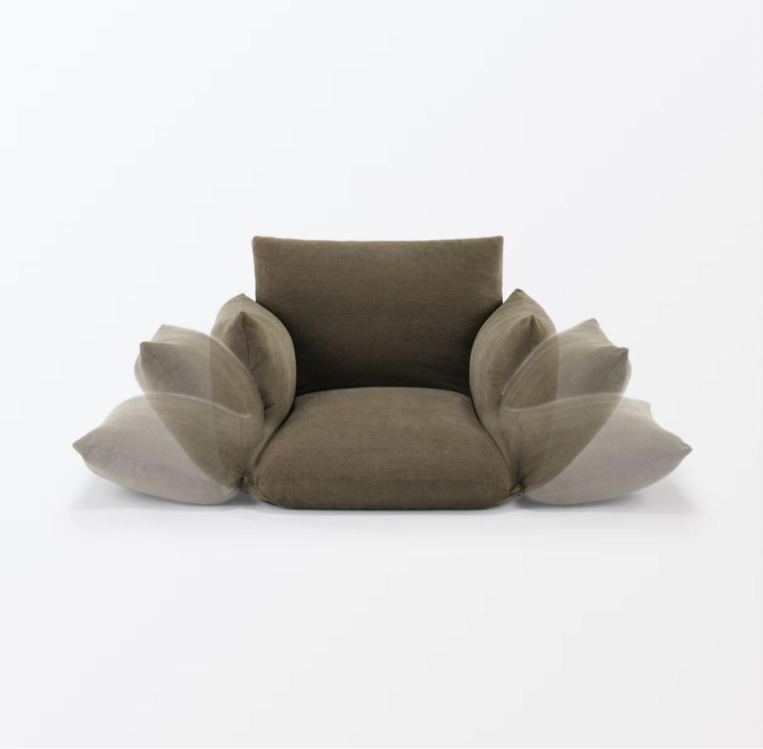 値下げ☆無印良品☆リクライニングフロアソファ1シーター