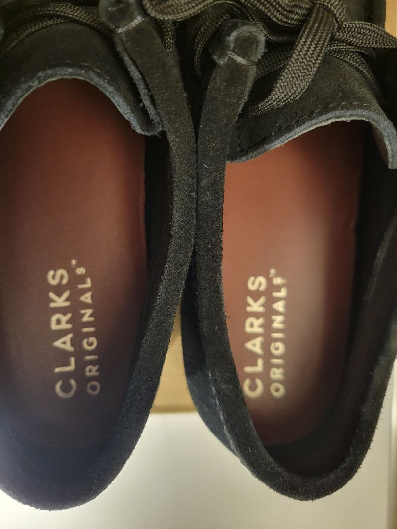 【美品】定価34,100 クラークス ワラビー ゴアテックス ブラック