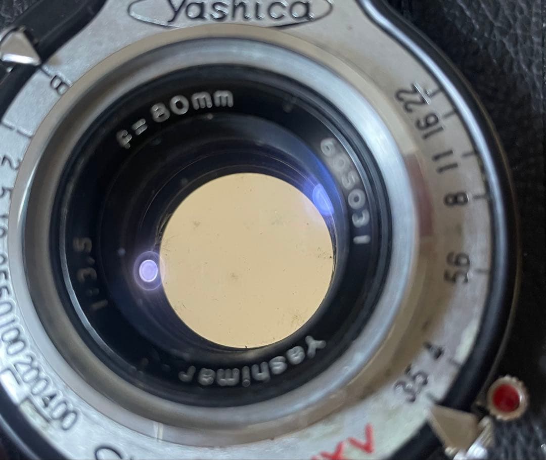 動作品 Yashica flex A2 ヤシカ フレックス 二眼 フィルムカメラ