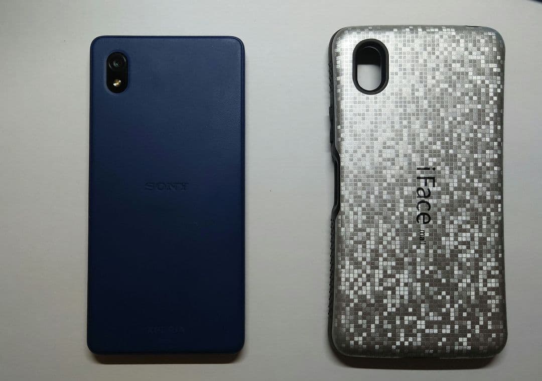 美品 sony Xperia ace III iFace ガラスフィルム 付き