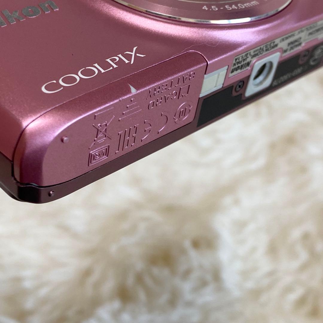 【Ｍ】Nikon COOLPIX S6800 ピンク 充電器付