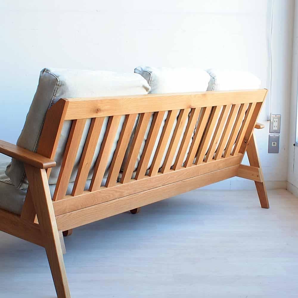 アーバンリサーチドアーズ BOTHY ソファ キャンバス生地 オーク材フレーム