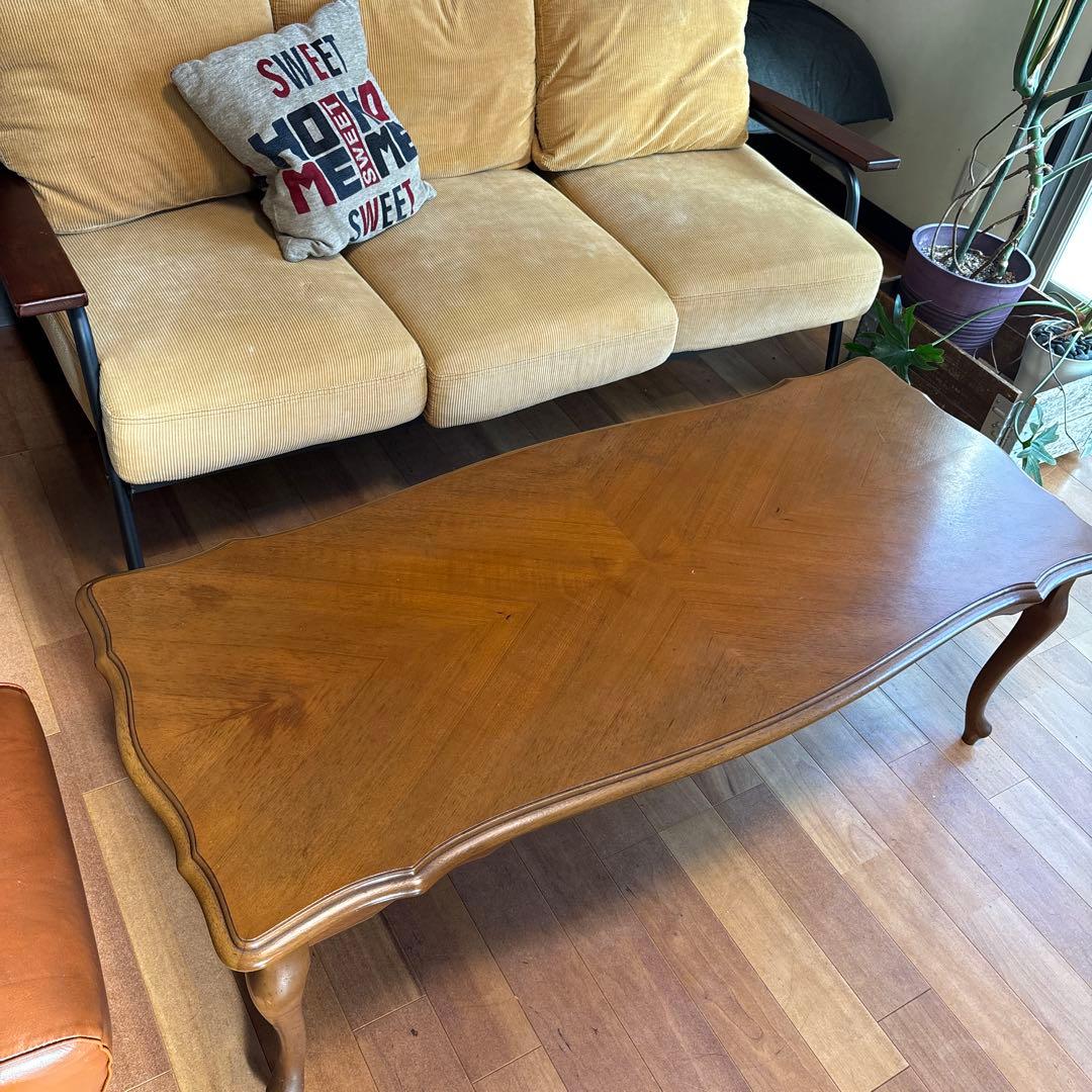 マルニ木工　木製センターテーブル アンティーク