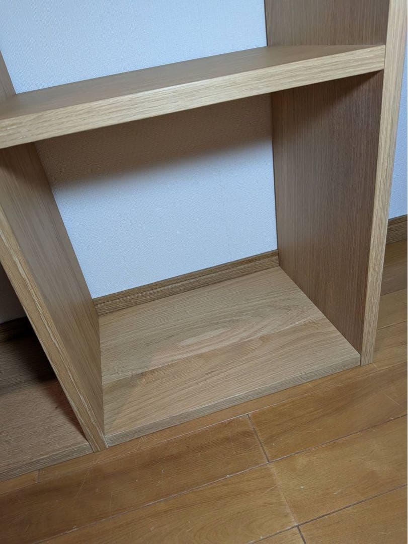 ■送料込■無印良品 スタッキングシェルフ 3×2 木製家具棚MUJI収納オーク材
