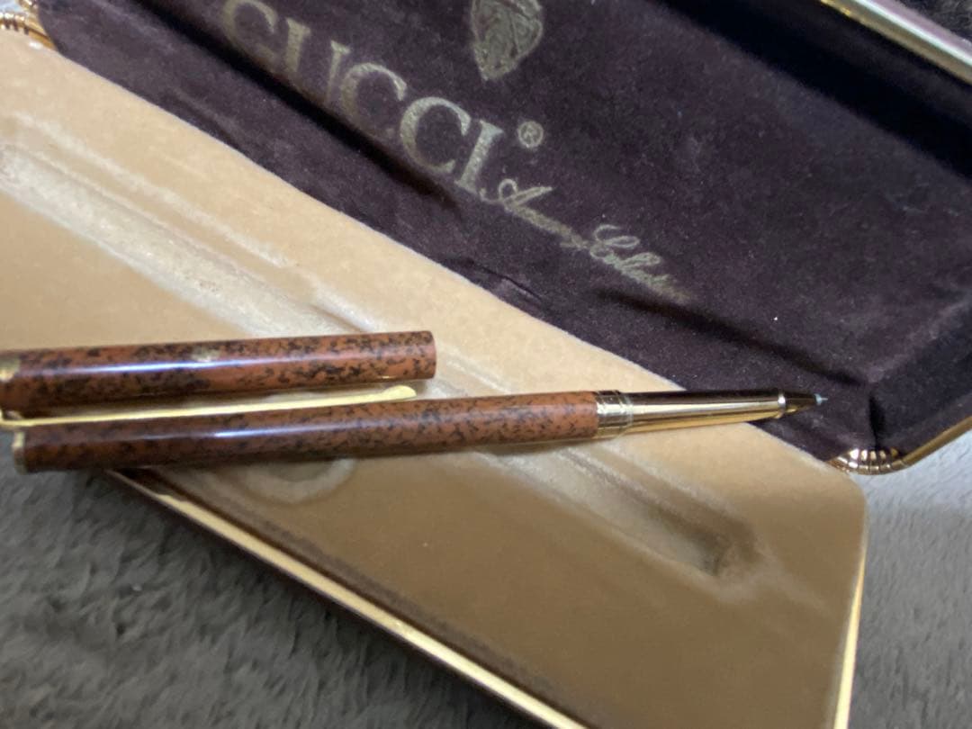 GUCCI ボールペン ブラウン