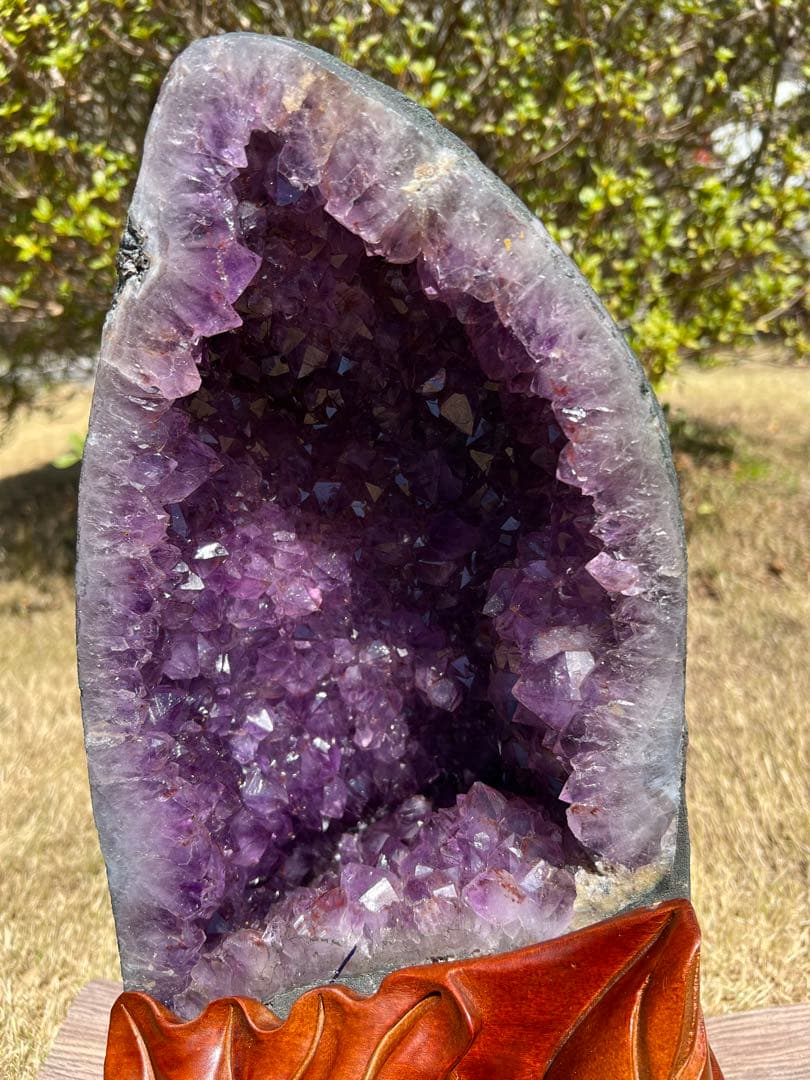 高品質アメジストドーム パワーストーン 紫水晶 天然石 置き物