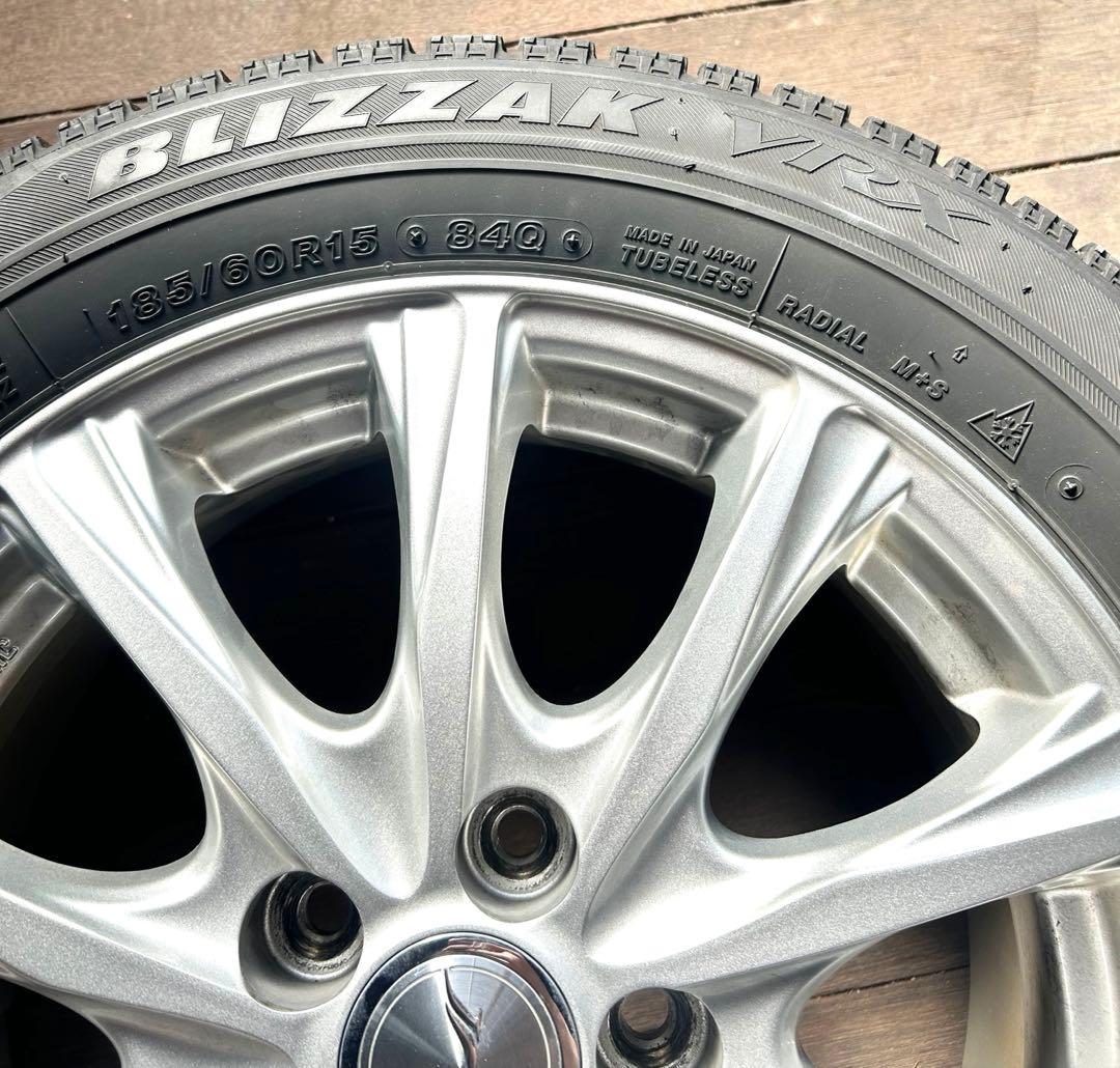 【美品】joker スタッドレス 185/60R15 PCD100 シエンタ