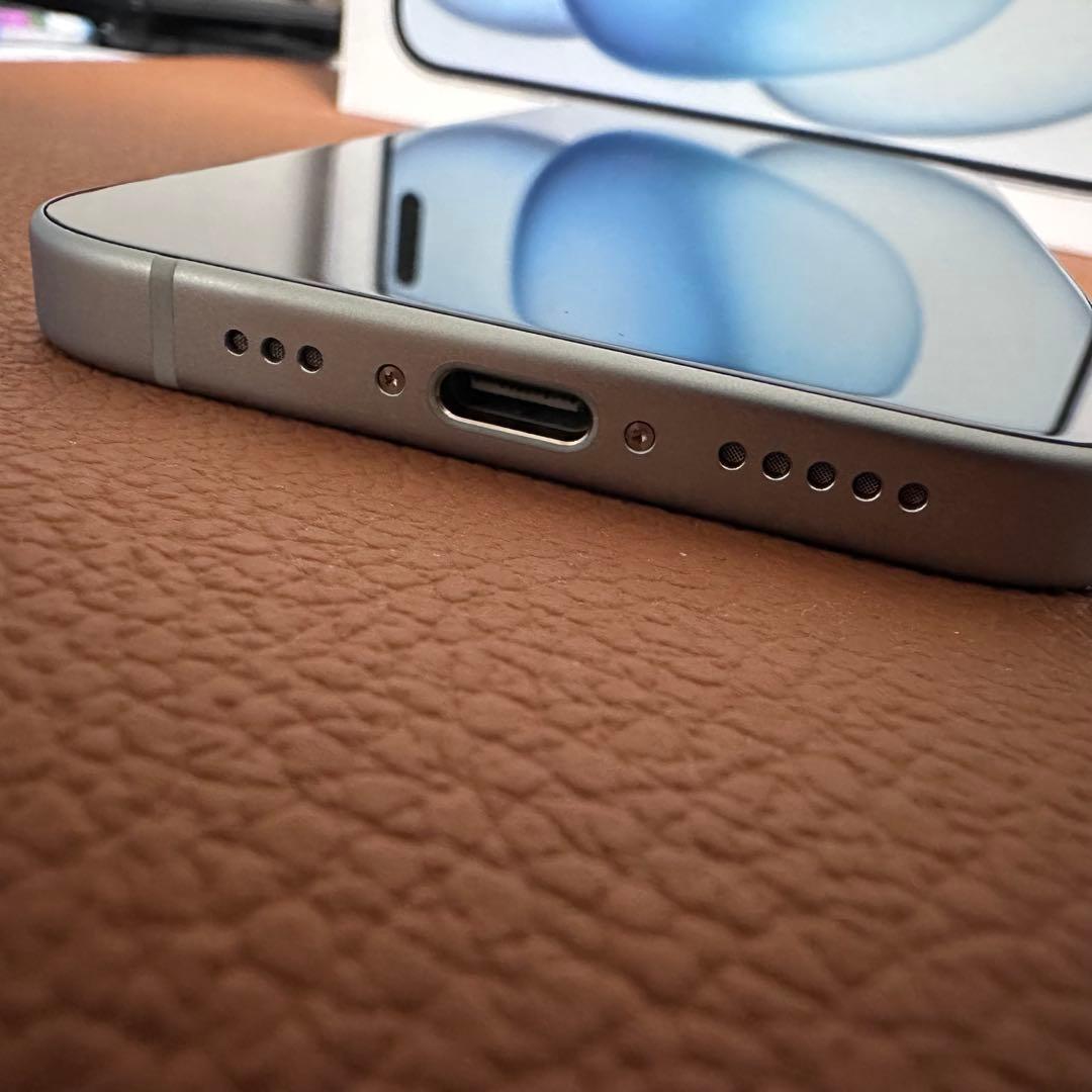 Apple iPhone 15 本体 SIMフリー 128GB ブルー