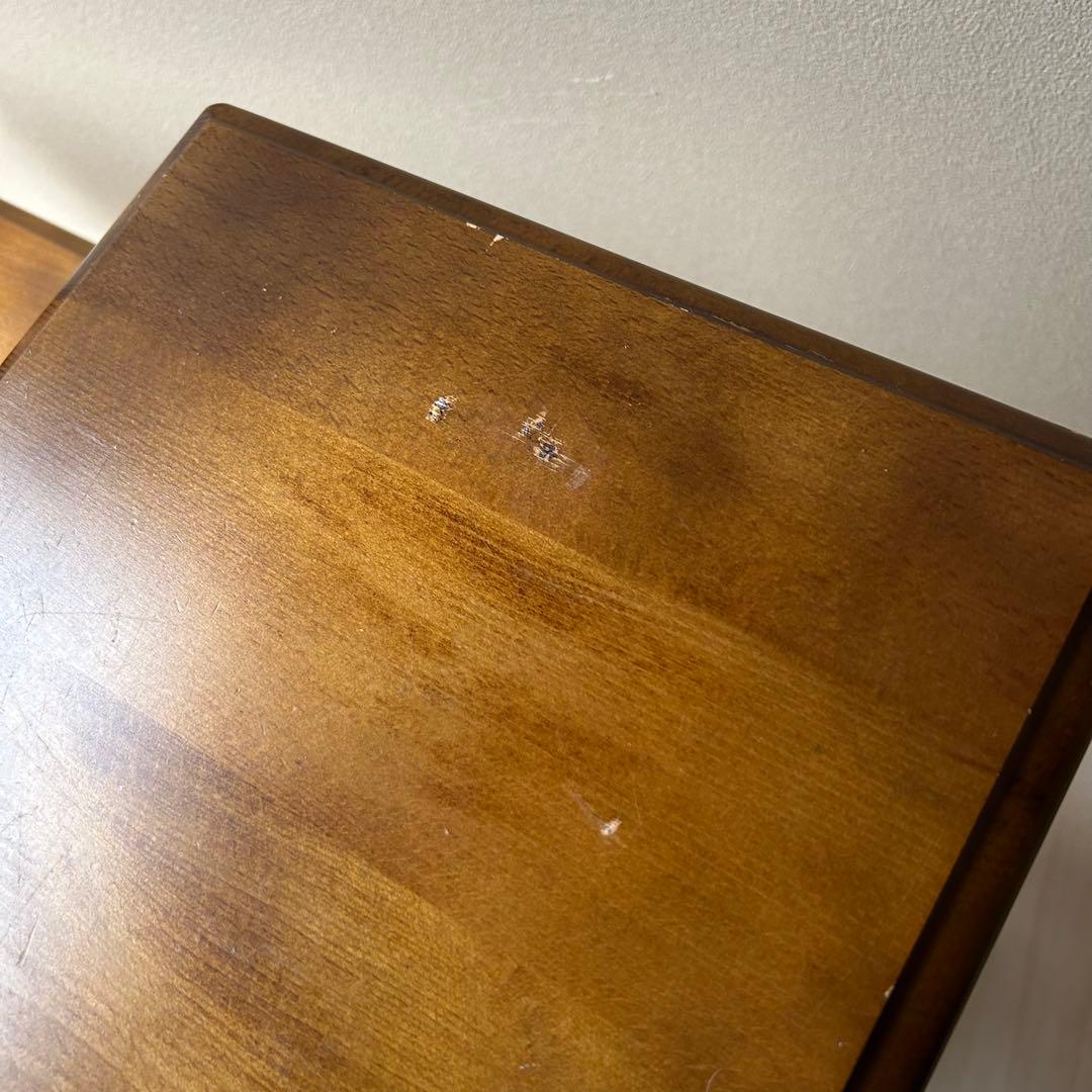 カリモク　オールドカリモク　コロニアル　テレフォンベンチ　電話台　ベンチ　花台