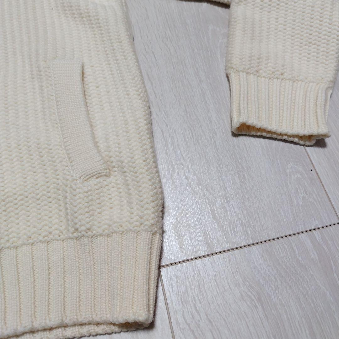 ザノーネ【伊】キョートモデル定番スタンドカラー48ウール ホワイト アイボリー系