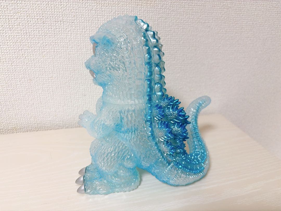 バーニングキングダム ラスト・ゴジラ ホビーラウンド33 ソフビ クリア ブルー