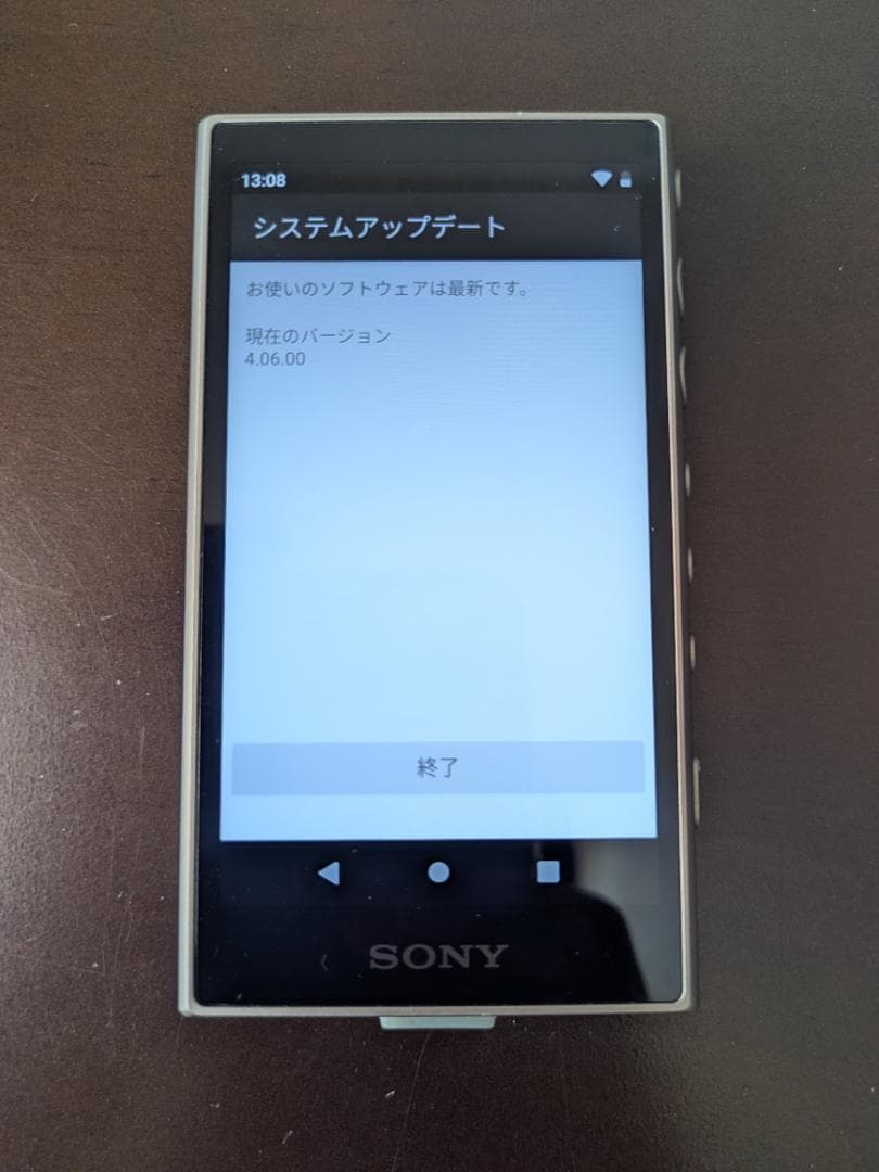SONY ウォークマン NW-A106 32GB アッシュグリーン