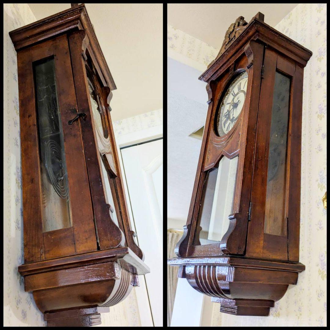 アンティーク掛時計　古時計　振り子時計　古掛時計