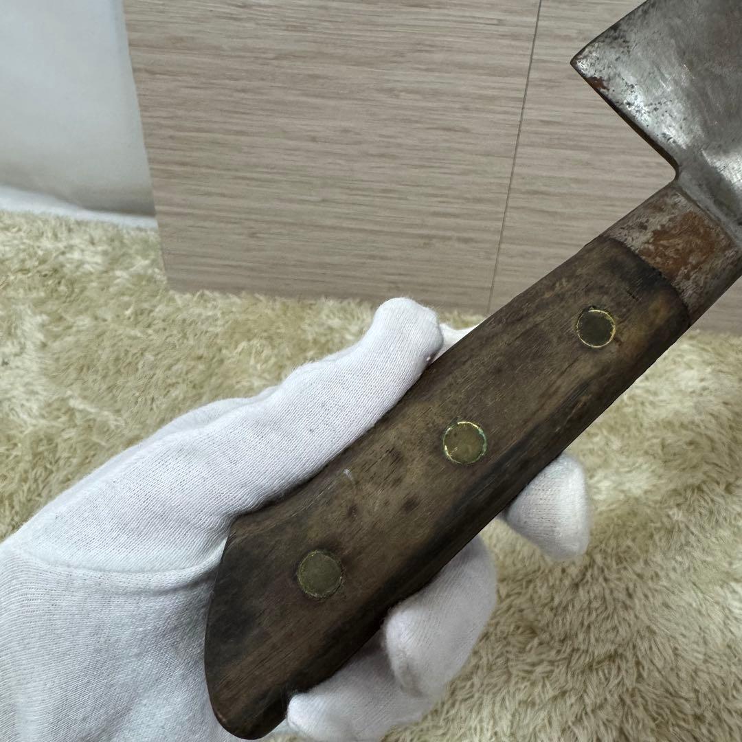 包丁　正広作　大型　牛刀　全長46㎝ 刃渡32㎝