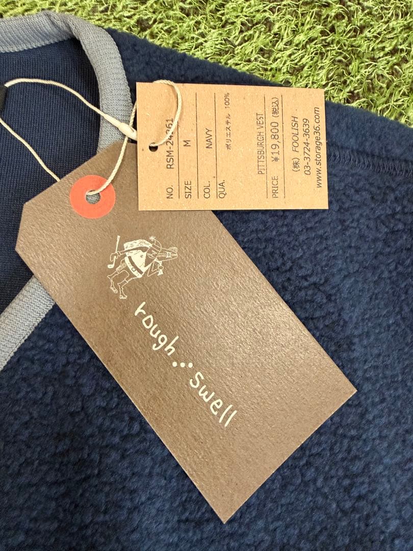 新品正規品【ROUGH&SWELL/M】PITTSBURGHVESTボアフリース