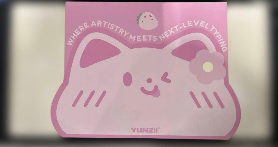 YUNZII C68 ワイヤレスメカニカルキーボード かわいい猫