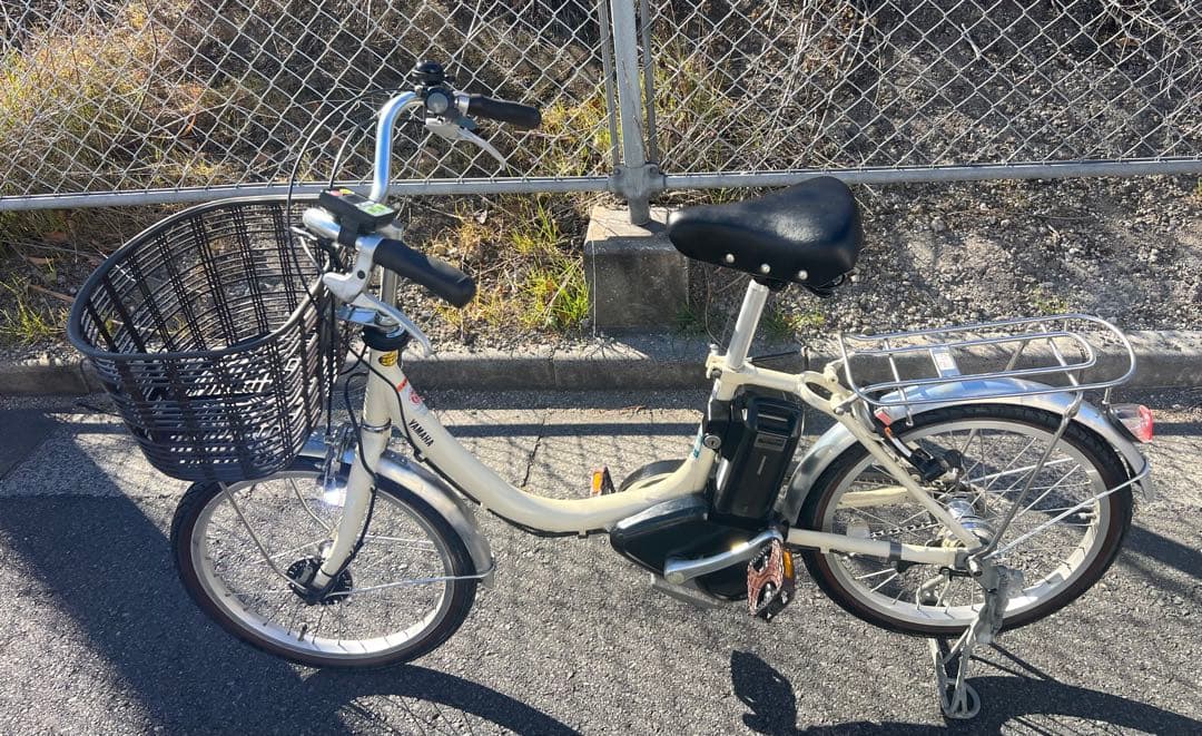 ヤマハPASシオン20インチ電動アシスト自転車程度の良いバッテリー付き関東圏配送