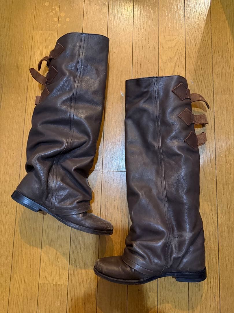 ZUCCa　ズッカ　ベルトパンツブーツ　S 希少モデル　ナウシカブーツ