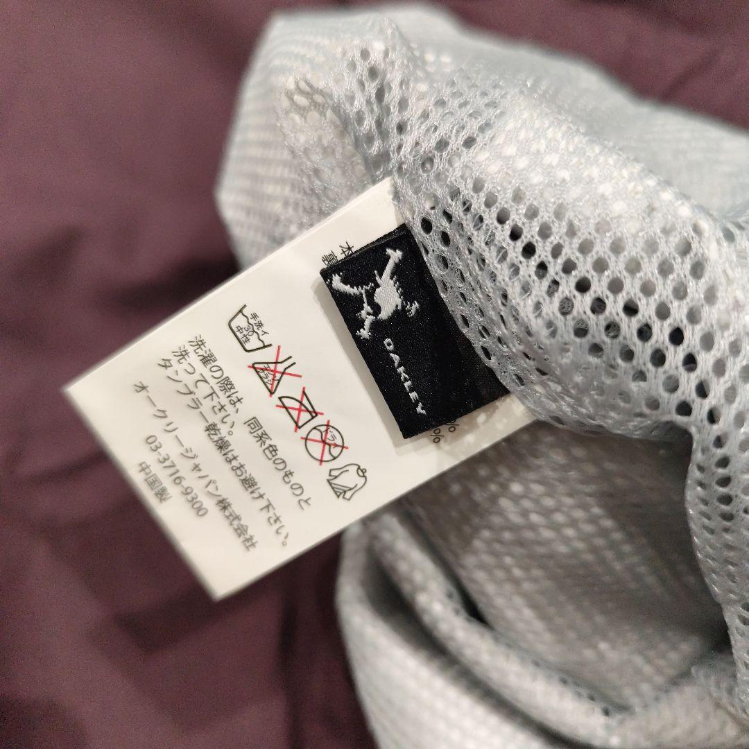 【未使用】OAKLEY バーガンディ フード付きジャケット 撥水加工