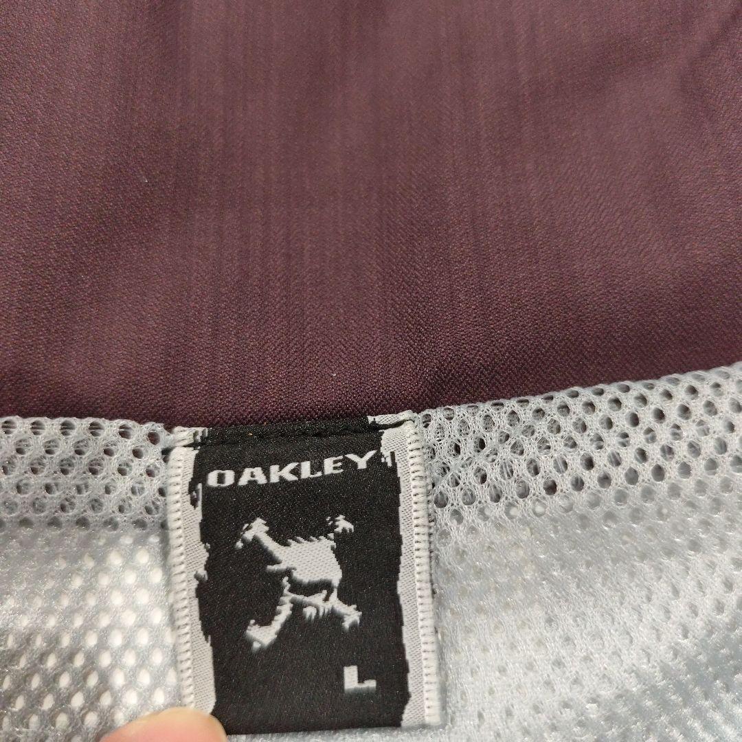 【未使用】OAKLEY バーガンディ フード付きジャケット 撥水加工