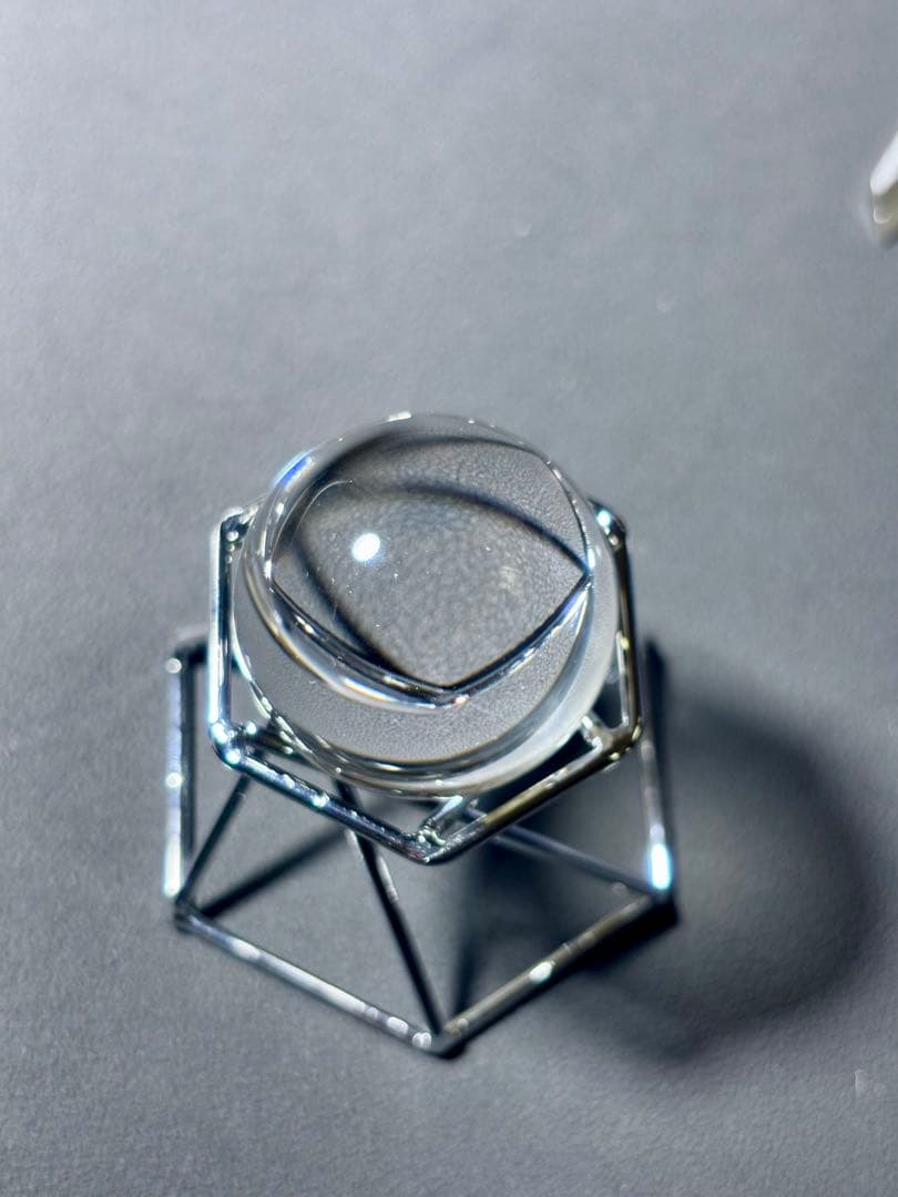 【台座込み】5Aクラス天然水晶玉✨33mm✨完全無垢