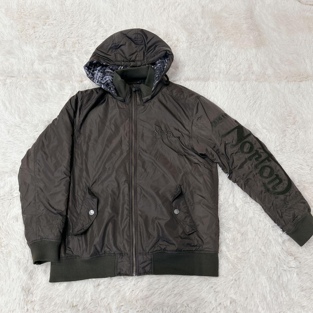 Norton ノートン 撥水ナイロン フード脱着 ミリタリージャケット