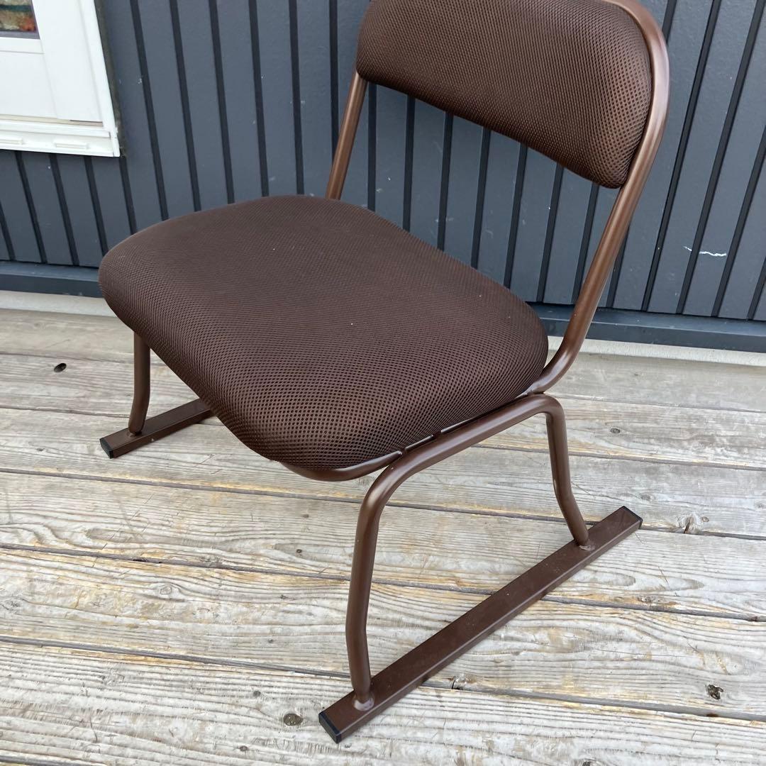 2セット らくらくお座敷チェア 2脚セット アームチェア